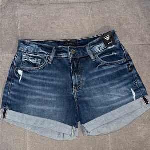 SILVER JEANS CO .Denim Blue Women's Shorts
